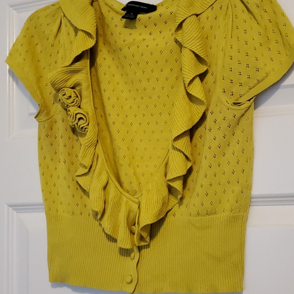INC short sleeve sweater